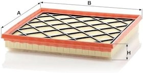 Resim Mann Filter Hava Filtresi C 27 107 (Opel) 