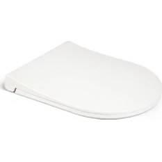 Resim Lucco Yavaş Kapanan Slim Soft pp Kapak Beyaz (Avva-Brilla-Garcia)Uyumlu 