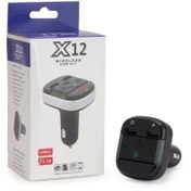 Resim NKT GROUP 19681 X12 Handsfree Çift USB/SD/Bluetooth 12-24 Volt Fm Transmitter 