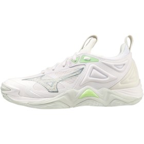 Resim MIZUNO Wave Momentum 3 Kadın Voleybol Ayakkabısı Beyaz 