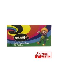 Resim Goyal Pastel Boya Karton 12 Renk Köşeli Ptl-112 N11.2486 