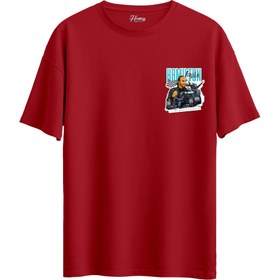Resim L.Hamilton - Oversize T-Shirt - L / Kırmızı 