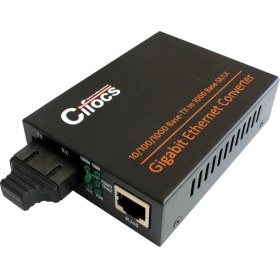 Resim Cifocs Cfc2200S20 10/100/1000M Single Mode 20 Km Fiber Optik Ethernet Medya Dönüştürücü 
