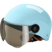 Resim Like Life Life Kask Motosiklet Yarım Kask Gibi Ttgyzq Mavi 