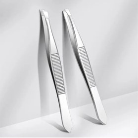 Resim Xolo Metalik Gri Klasik Düz Uçlu Kaydırmaz Cımbız XLC505 