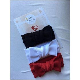 Resim Baby Tweety 3lü El Yapımı Ribana Kız Bebek Bandana 