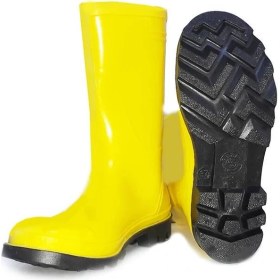 Resim Gezer PVC Kısa Çizme 38 Numara Sarı Renk Bahçe ve İş Güvenliği İçin Uygun 