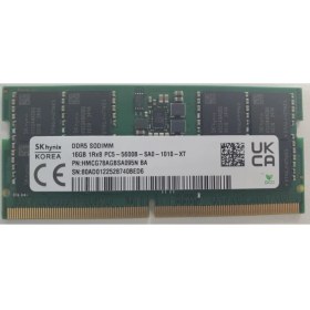 Resim SK Hynix Sk-Hynix HMCG78AGBSA095N 16GB Ddr5 5600MT CL46 262 Pin Sodımm, 1.1V Notebook Ram Bellek 