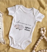 Resim Bitmeyenkartus Bk Kids Anneannesi'Nin Uykucu Kuzusu Tasarımlı Bebek Body Zıbın - Çok Renkli 
