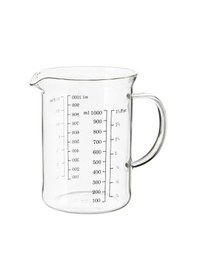 Resim Sumuhome Vardagen Beher Ölçek Cam 1lt Şeffaf 