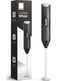 Resim Keplin Elektrikli El Tipi Süt Köpürtücü, Taşınabilir, Pilli Kahve Karıştırıcı Çırpıcı Çok Renkli 