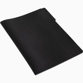 Resim Filefolder Lüks Tasarım El İşçiliği Deri A4 Evrak Dosyası - Siyah 