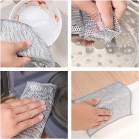 Resim Zenvia Çok Amaçlı Sihirli Tel Temizlik Bezi ZNV2025 