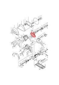 Resim Makita 4131 Siper Ürün Kodu 317775-7 