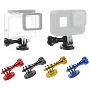 Resim Alüminyum Alaşımlı Kamera Montaj Seti Tripod Adaptörü ile - 1/4 İnç Vidalı Evrensel Aksiyon Kamera Aksesuarı, Spor Kameraları ile Uyumlu, Çok Renkli Paket 