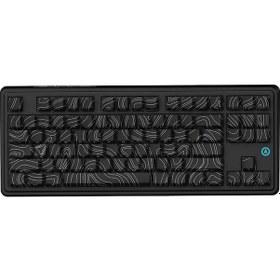 Resim Ajazz Ak870 Plus 3 Bağlantı Modlu Mekanik Klavye Rgb- Avocado Switch 