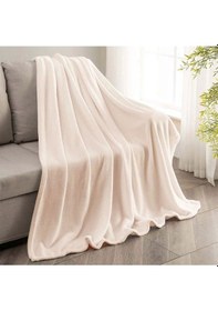 Resim Mulberry Wellsoft Tek Kişilik Battaniye Sıcak Battaniye Tv Dekor Battaniyesi 100 x 170 Krem 