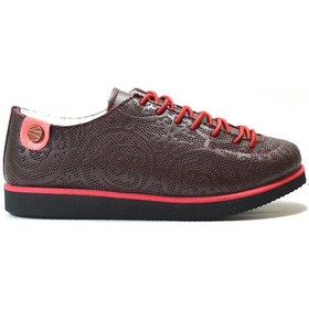 Resim Mini Angel 211 Deri Bordo Lastik Bağ Casual Kız Çocuk Ayakkabı Bordo 