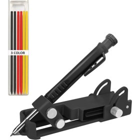 Resim Haashu Derin Delikli Kalem Ahşap Işleme Yazarı Gösterge ile Çok Inşaat Kurşun Kalem Kaydırma Aracı Işlev Aracı (Yurt Dışından) 