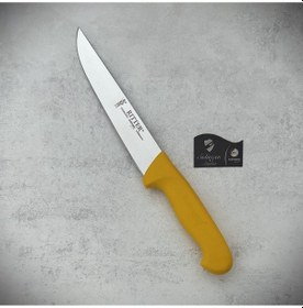 Resim Solingen Et Doğrama Kasap Ve Mutfak Bıçağı Sarı 18 Cm 