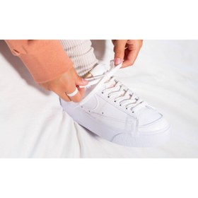 Resim Nike Blazer Low Platform Beyaz Renk Kadın Spor Ayakkabı 