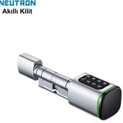Resim Neutron NTL-SC-02FKPW Parmak İzi Anahtarlı Tuşlu Kartlı ve Uzaktan Kontrollü Akıllı Kapı Kilidi 
