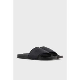 Resim Armani Exchange Logo Baskılı Kaydırmaz Taban Terlik Erkek Terlik XUP017 XV795 00002 