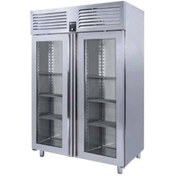 Resim İceinox Dik Tip Snack Derin Dondurucu 2 Cam Kapılı 