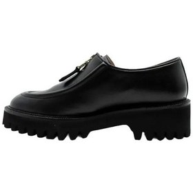 Resim Poletto Hakiki Deri Sıyah Loafer Düz 780 14-1012 Siyah 