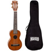 Resim Mahalo MJ1CSVNA Concert Neck Soprano Ukulele (Vintage Natural) 