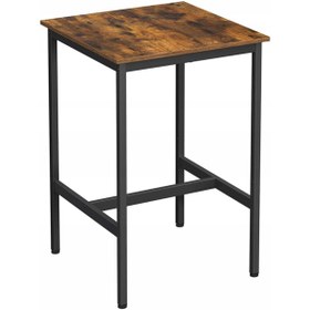 Resim DecovizyonTasarım Baro Yemek Masası Yüksek 60x60x90 