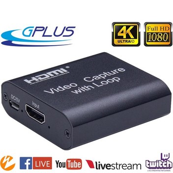 Gplus 4Kvc300 Twitch Periscope Obs Youtube Zoom Canlı Yayın Kart