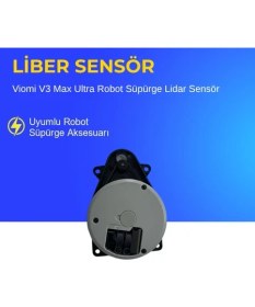 Resim Ümit Maker Viomi V3 Max Ultra Robot Süpürge Lidar Sensör 
