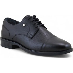 Resim Fosco 3129 Hakiki Deri Klasik Erkek Ayakkabı Siyah 