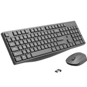 Resim HP CS10 Kablosuz Wireless Sessiz Klavye Mouse Set İngilizce Q 