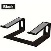 Resim Dashanshop Black Ergonomik Alüminyum Taşınabilir Laptop Standı Macbook Air Pro Uyumlu Notebook Tutucu 
