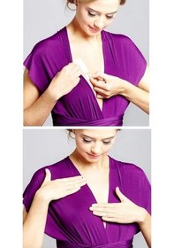 Resim Şeffaf Çift Taraflı Dekolte Bandı 10 Adet (Yaka Ve Kıyafet Bandı) 