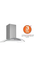 Resim Silverline Vetro Inox 60 Cm Dekoratif Davlumbaz 