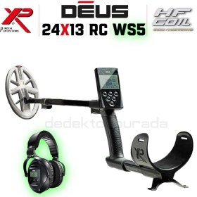 Resim XP Dedektör Deus Dedektör - 24X13CM Hf Elips Başlık, Ana Kontrol Ünitesi,ws5 Kulaklık 