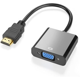 Resim aogo Hdmi To Vga Dönüştürücü Hdmi Giriş Vga Çıkış Hdmı Vga Kablo Hdmi In Vga Out Hdmi Erkek Vga Dişi 