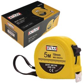 Resim Attlas ASM 5 Metre 19 mm Şerit Metre (A0603002) 