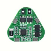 Resim 1 adet 3S 12V 18650 Lityum Pil Koruma Kartı, 11.1V 12.6V Aşırı Şarj/Aşırı Deşarj Koruma, 8A 3-Pil Paketi Li-Ion BMS PCM PCB, PVC Malzeme, Montaj Gerektirmez, Elektriksel Kullanım İçin 