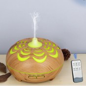 Resim BigSale Hava Nemlendirici Aromatik Oda Kokusu Difüzörü Buhar Ultrasonik Led Işıklı 500 ml Buhar Makinası 