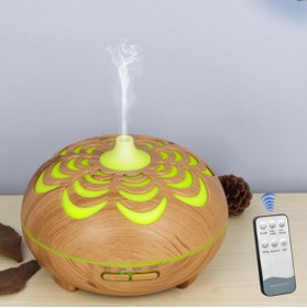 Resim BigSale Hava Nemlendirici Aromatik Oda Kokusu Difüzörü Buhar Ultrasonik Led Işıklı 500 ml Buhar Makinası 