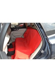 Resim AboutThePerfect Kırmızı Yumuşak Yatak, Araç Arka Koltuk İçin, Konforlu ve Şık Tasarım 