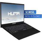 Resim Huma H5 V4.1 Black Intel Core i5-1235U 15.6" 16 GB RAM 500 GB SSD FHD FreeDOS Taşınabilir Bilgisayar Monster