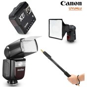Resim Godox V860III-C Canon Flaş Full Set - Portable Boom 