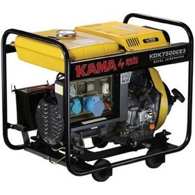Resim Kama KDK7500CE3 6.9kVA Marşlı Trifaze Dizel Jeneratör 