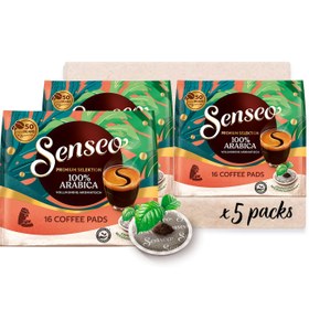 Resim Senseo Pads Premium Seçimi - 5 x 16 İçecek, 80 Kahve Podu - cold brew bottle 