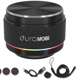 Resim Geeroyoo Dura Mobı 2024 Yenilikçi Kemik İletimli Bluetooth Hoparlör, Rgb Işık, Derin Bas, Taşınabilir Mini Ses Sistemi, Şarj Edilebilir, Siyah 